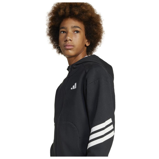 Adidas Παιδική ζακέτα Future Icons 3-S Full-Zip Hooded